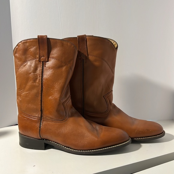 Justin Ropers’ Men Cowboy Boots Size 11 - Picture 2 of 5